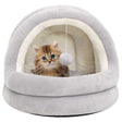 Vidaxl kattenmand 50x50x45 cm grijs en crèmekleurig