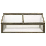 Vidaxl broeikas 114x80x50 cm vurenhout grijs