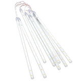 Vidaxl meteoorlichten 8 st 192 led's binnen buiten 30 cm warmwit