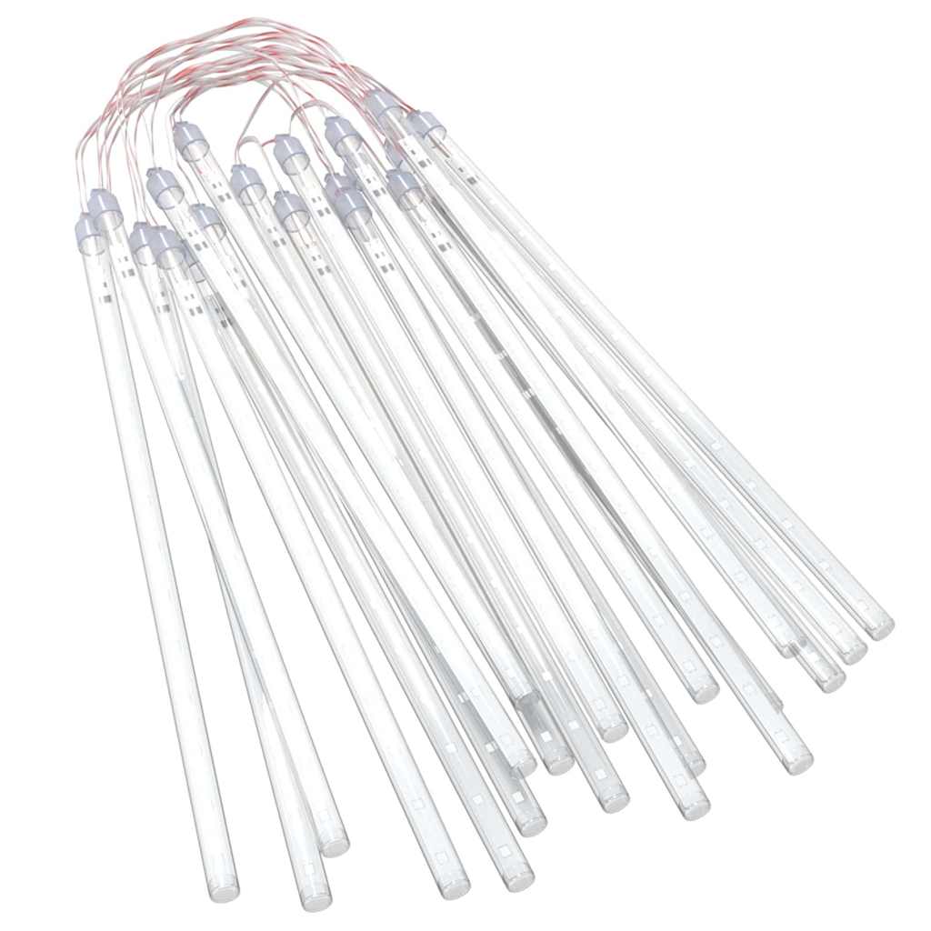 Vidaxl meteoorlichten 20 st 480 led's binnen buiten 30 cm koudwit