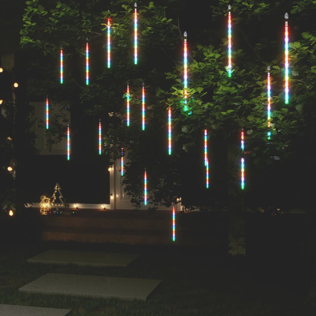 VidaXL Meteoorlichten 20 st 480 LED's binnen buiten 30 cm meerkleurig