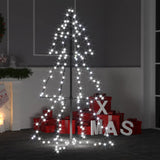 Vidaxl Kegelkerstboom 160 LED'er inde og uden for 78x120 cm