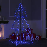 Vidaxl Kegelkerstboom 160 LED all'interno e all'esterno di 78x120 cm