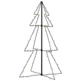 Vidaxl Kegelkerstboom 160 LED all'interno e all'esterno di 78x120 cm