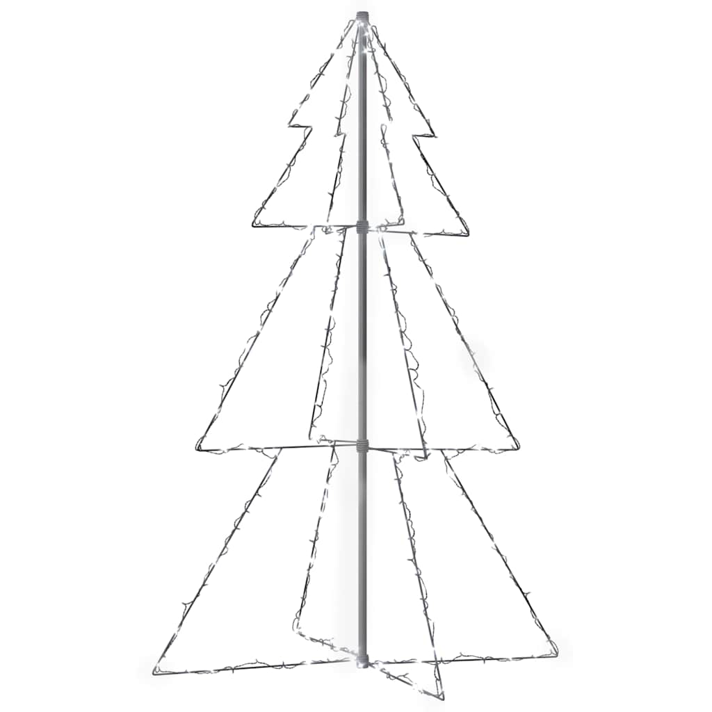 Vidaxl kegelkerstboom 200 led's binnen en buiten 98x150 cm