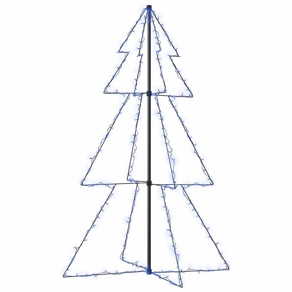 Vidaxl kegelkerstboom 200 led's binnen en buiten 98x150 cm