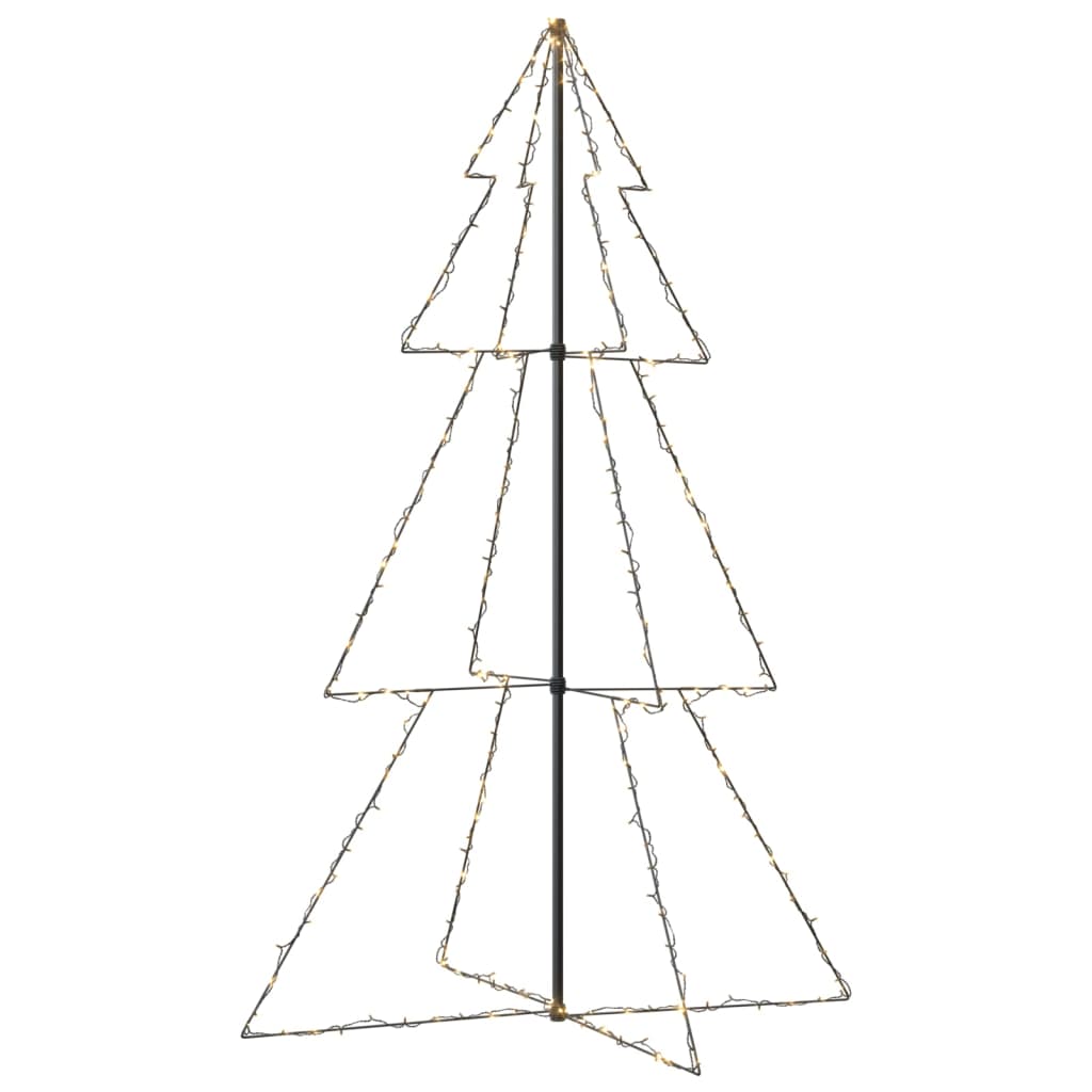 Vidaxl Kegelkerstboom 240 LED all'interno e all'esterno di 118x150 cm