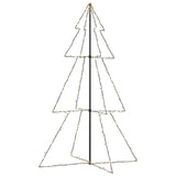 Vidaxl Kegelkerstboom 240 LED all'interno e all'esterno di 118x150 cm