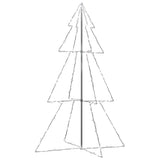 Vidaxl kegelkerstboom 240 led's binnen en buiten 118x150 cm