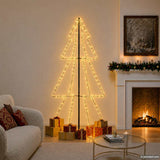 Vidaxl kegelkerstboom 300 led's binnen en buiten 120x220 cm