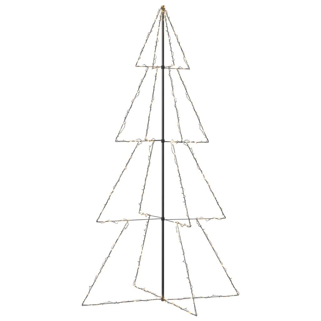 Vidaxl Kegelkerstboom 360 LED'er inde og uden for 143x250 cm