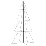 Vidaxl Kegelkerstboom 360 LED all'interno e all'esterno di 143x250 cm