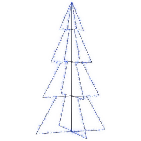 Vidaxl kegelkerstboom 360 led's binnen en buiten 143x250 cm