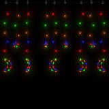 Vidaxl lichtslinger ster en maan 138 led's meerkleurig