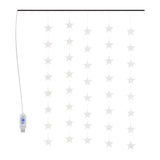 Vidaxl Light Cord Curtain Stars con 200 LED 8 funzioni multilorati