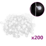 Vidaxl lichtsnoer met 200 led's 8 functies koudwit 20 m