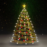 Vidaxl l'illuminazione dell'albero di Natale con 210 LED White Net White 210 cm