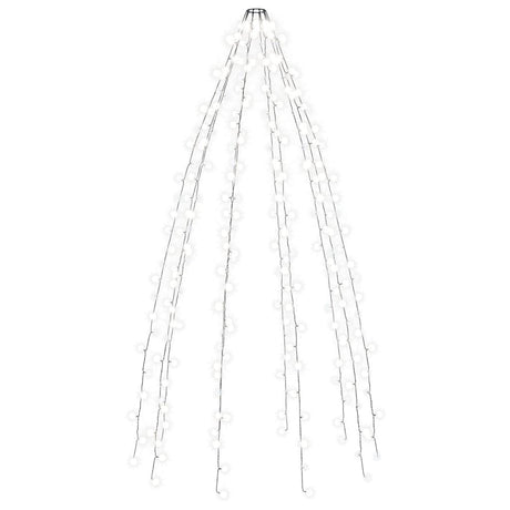 Vidaxl kerstboomverlichting met 250 led's koudwit net 250 cm