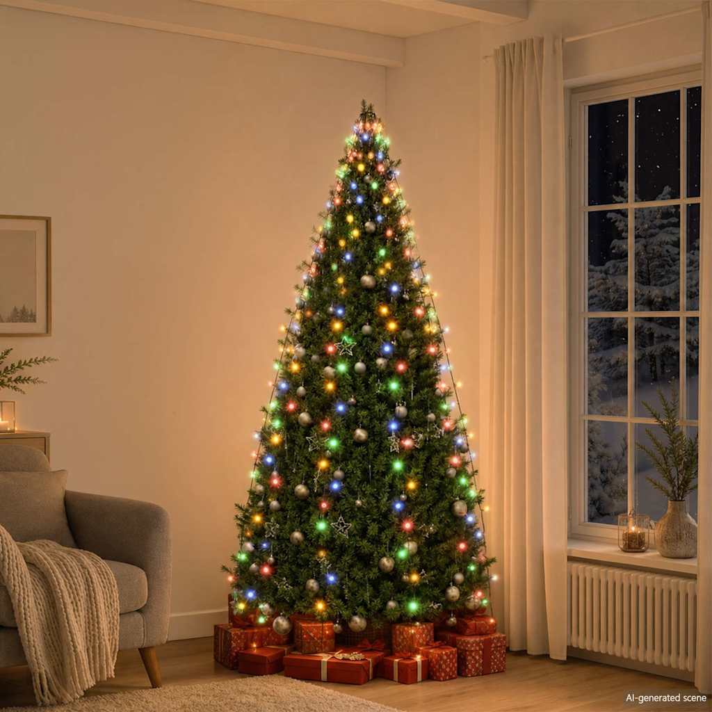 Vidaxl kerstboomverlichting met 250 led's meerkleurig net 250 cm