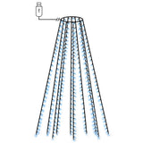 Vidaxl kerstboomverlichting met 300 led's blauw net 300 cm