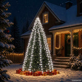 Vidaxl kerstboomverlichting met 400 led's koudwit net 400 cm