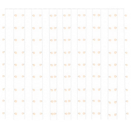 Vidaxl lichtsnoergordijn met 300 led's en 8 functies 3x3 m warmwit