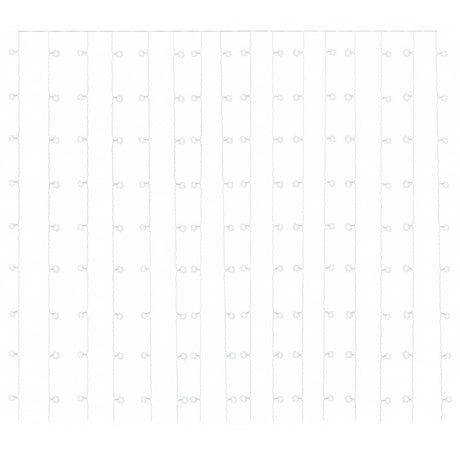 Vidaxl lichtsnoergordijn met 300 led's en 8 functies 3x3 m koudwit