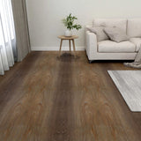 Vidaxl floorboards 20 st self -adhesive 1.86 m² PVC Brown