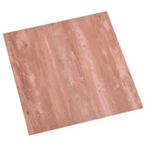 Tablas de piso Vidaxl 20 st autoadhesivo 1.86 m² PVC rojo