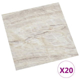 Vidaxl Floorboards 20 St Self -Adhesive 1,86 m² PVC Beige