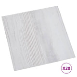 Vidaxl Floorboards 20 St Self -Adhesive 1,86 m² PVC světle šedá