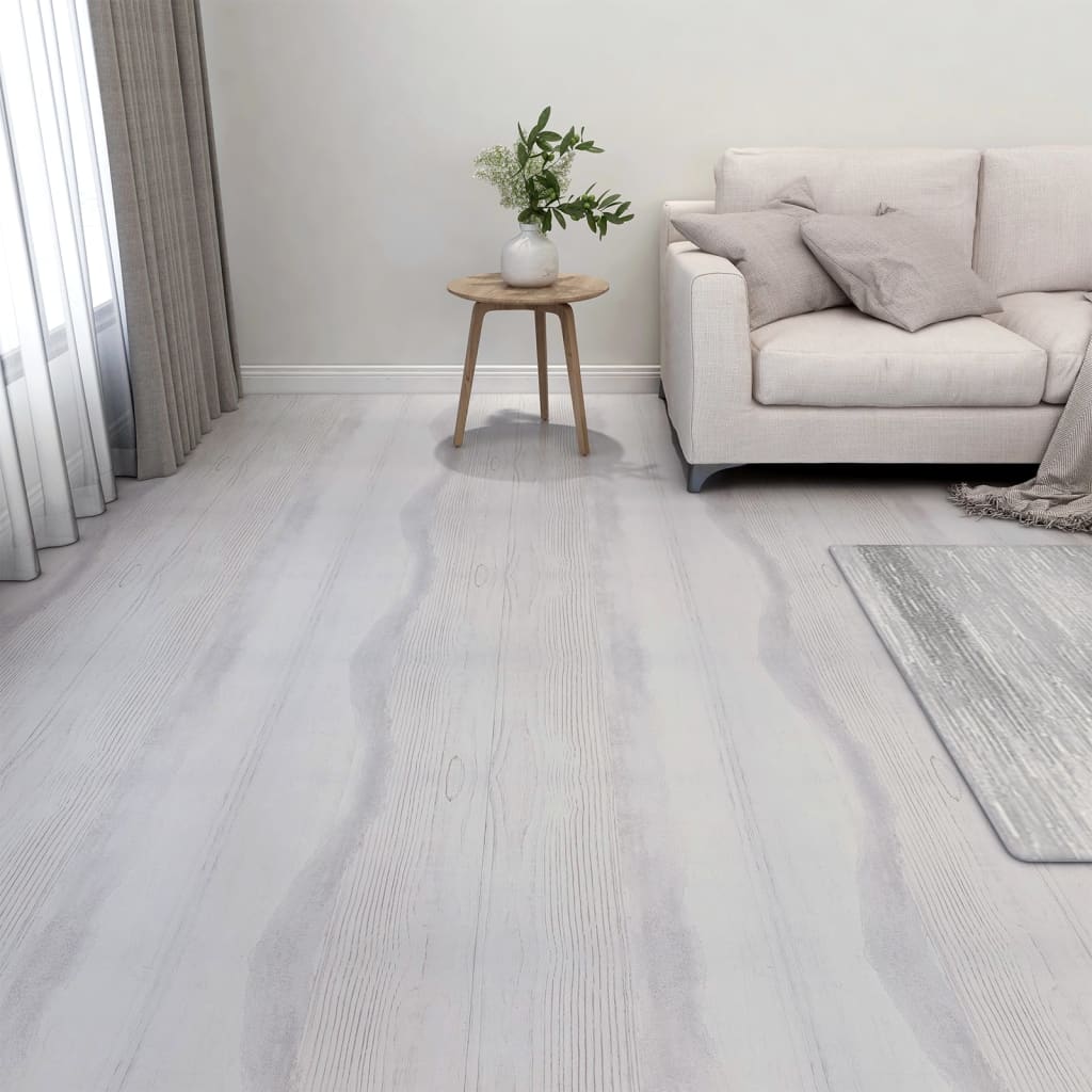 Vidaxl Floorboards 20 St Self -Adhesive 1,86 m² PVC světle šedá