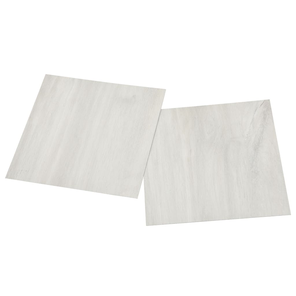 Vidaxl Floorboards 20 ST Self -fast 1,86 m² PVC -creme -farvet