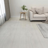 Vidaxl Floorboards 20 ST Self -fast 1,86 m² PVC -creme -farvet