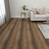 Vidaxl Floor Abeards 20 St Autoadesivo 1,86 m² PVC Brown