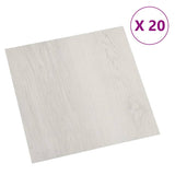 Vidaxl vloerplanken 20 st zelfklevend 1,86 m² pvc beige