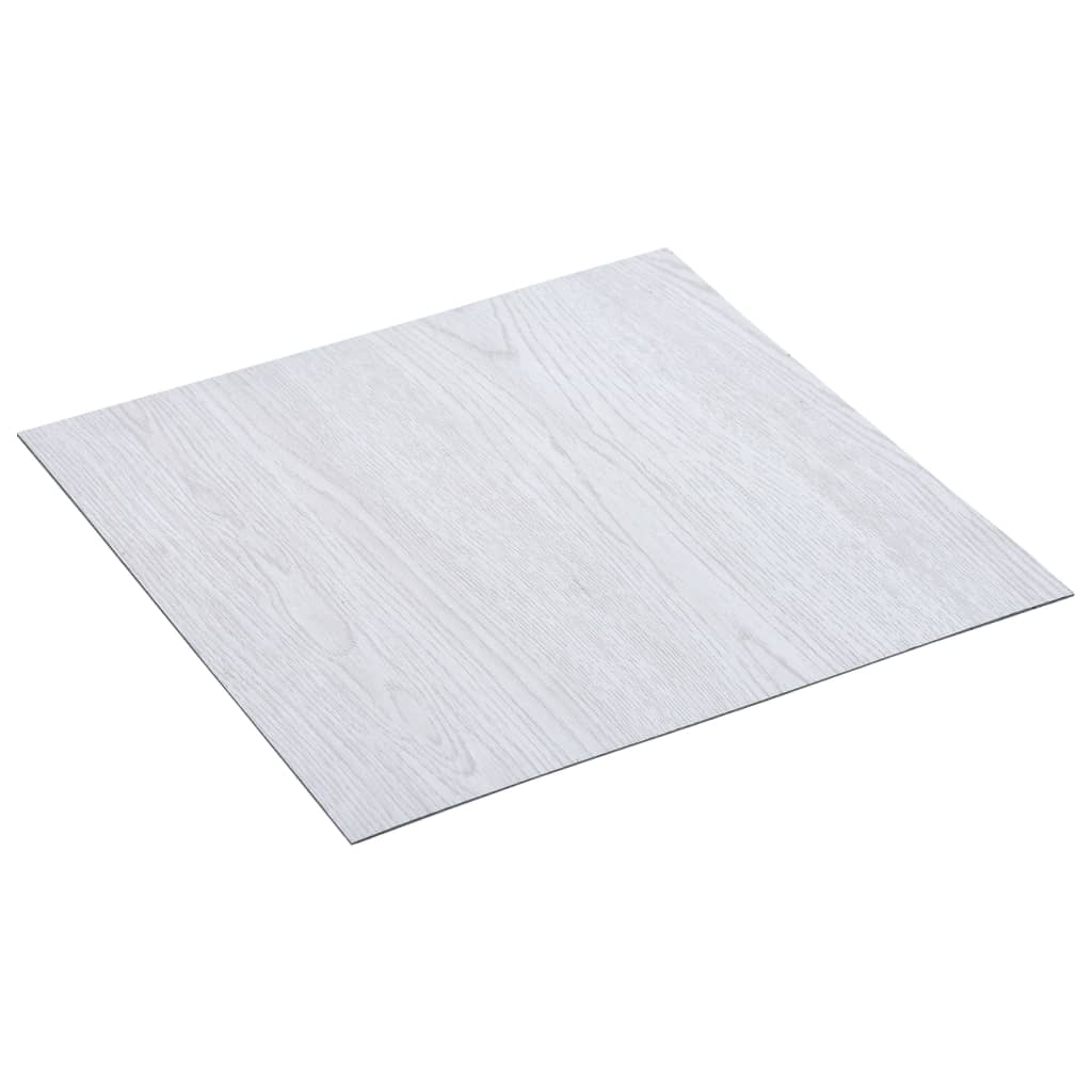 Vidaxl Floorboards 20 ST auto-adhésif 1,86 m² PVC blanc