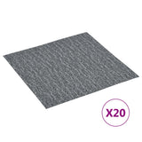 Vidaxl Floorboards 20 St Self -Adhesive 1,86 m² PVC šedá