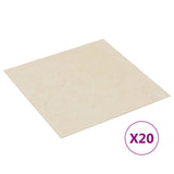 Vidaxl Floor Aboards 20 St Autoadesivo 1,86 m² Pvc beige