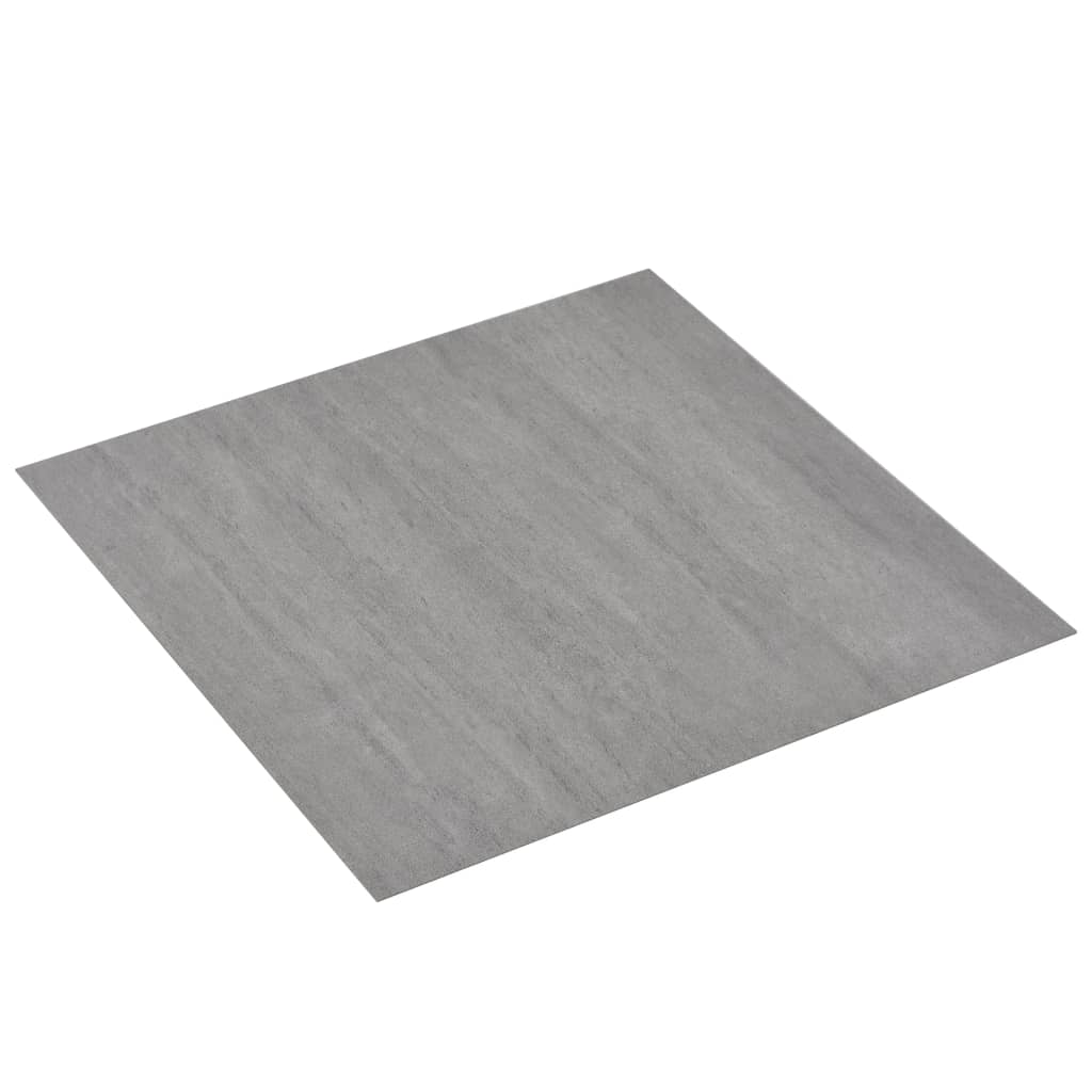 Vidaxl Floorboards 20 St auto-adhésif 1,86 m² en PVC gris moucheté