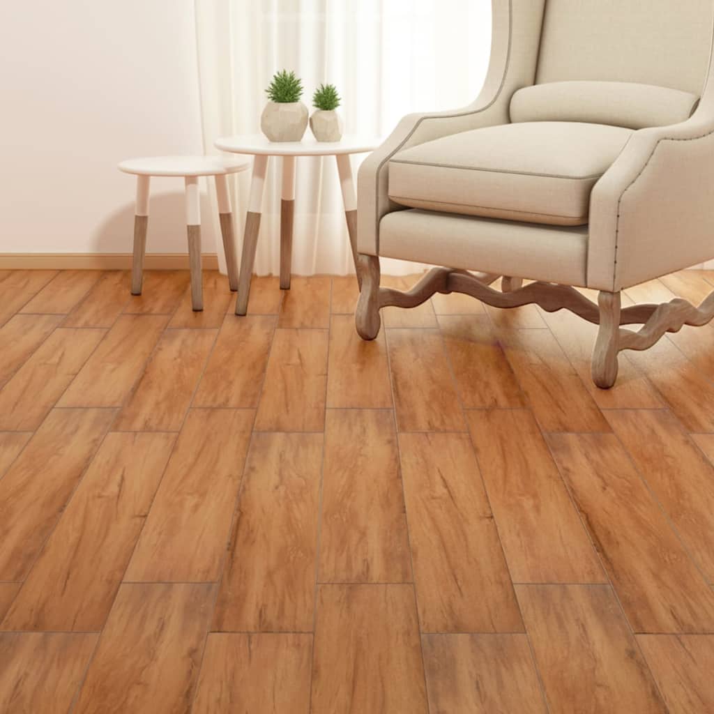 Vidaxl talne deske samopreživ 5,21 m² 2 mm PVC Natural Elm