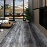 Vidaxl Floorboards Self -adhesive 5.21 m² 2 mm PVC Glossy Gray