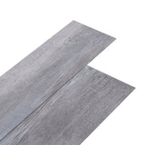 Vidaxl Floorboards auto-adhésif 5,21 m² 2 mm PVC Mat Wood Gris