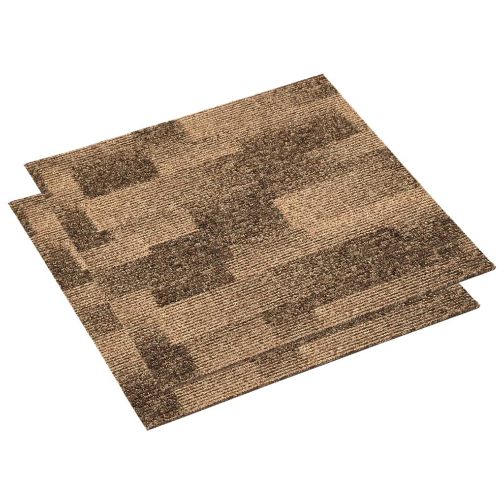 Vidaxl Carpet tiles 20 st 5 m² Brown