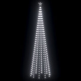 Vidaxl KegelKERSTBOOM 752 Kalt -White -LEDs 160 x 500 cm