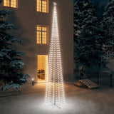 Vidaxl KegelKERSTBOOM 752 Kalt -White -LEDs 160 x 500 cm