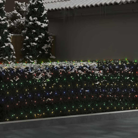 Vidaxl kerstnetverlichting 204 led's binnen buiten 3x2 m meerkleurig