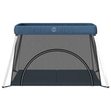 Vidaxl babybox met matras linnen marineblauw
