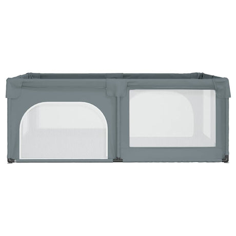 Vidaxl babybox met 2 deuren oxford stof lichtgrijs