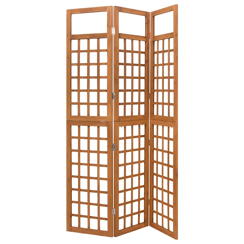 Vidaxl kamerscherm trellis met 3 panelen 121x180,5 cm vurenhout